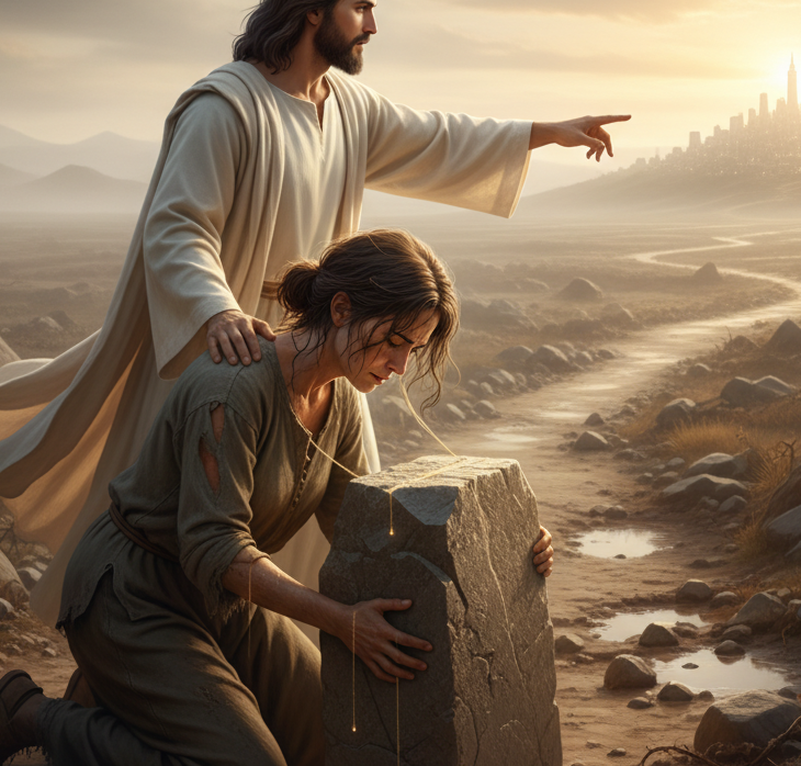 Dios sostiene en el proceso